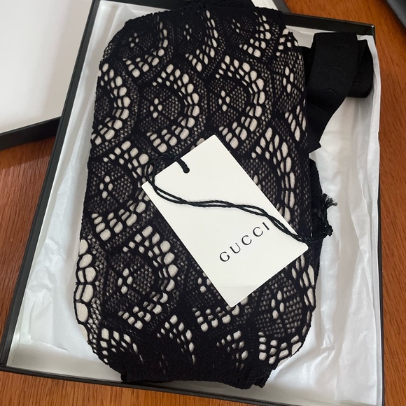 BNIB  GUCCI sheer mesh leggings. - Picture 1 of 3